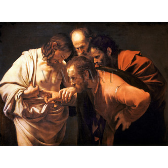 РЕПРОДУКЦИИ НА КАРТИНИ Неверието на Свети Тома (1602)